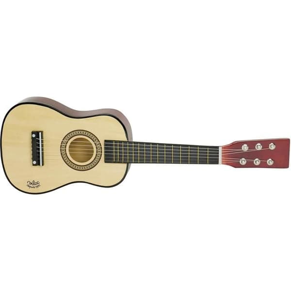 Guitar av naturligt trä