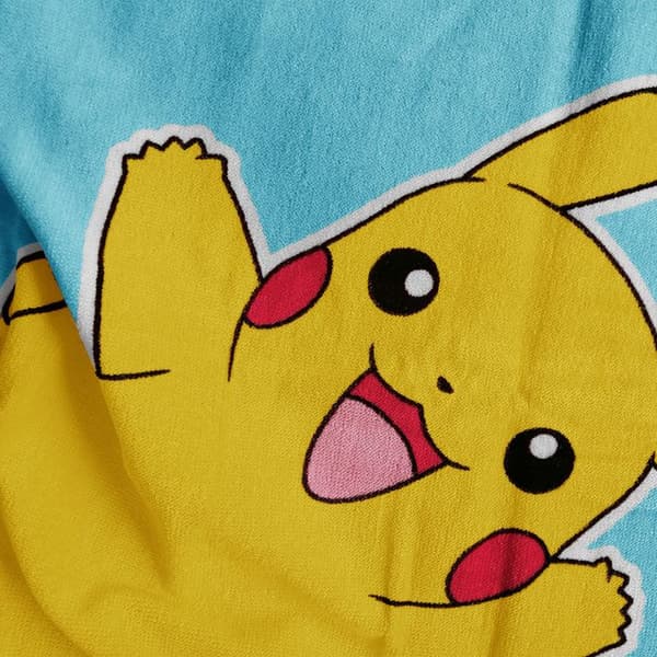 Tryckhandduk 100% Bomull - POKÉMON PORT - Ljusblå - 70x120cm