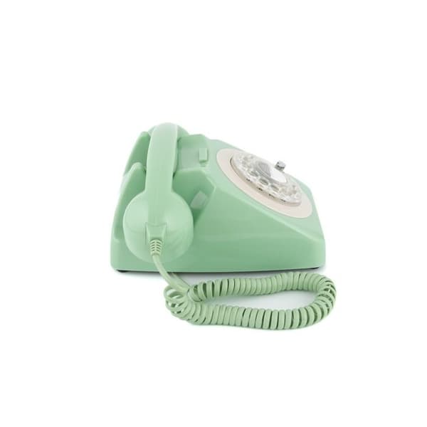 Telefon GPO 746 - Pastellgrön (brittisk stil)