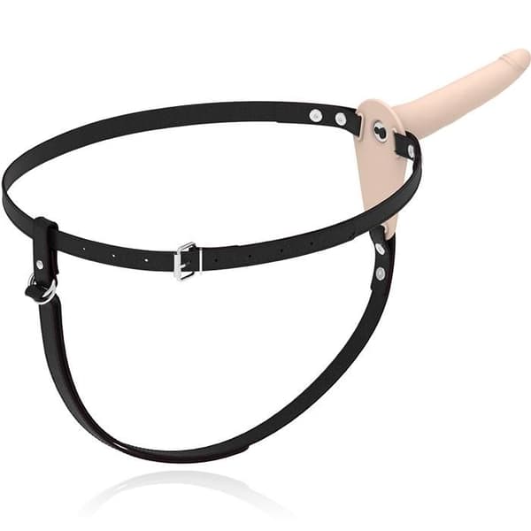 FETISCH UNDERDÅNIG SILIKON STRAP-ON VIBRATOR KÖTT 15CM