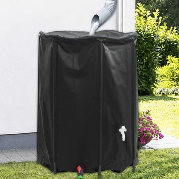Vattentank med fällbar kran 1350 L PVC