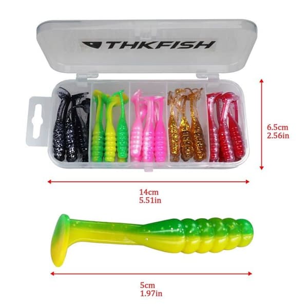 Fiskebait Thkfish - LCHANGTTAILD-30st-Mixbox