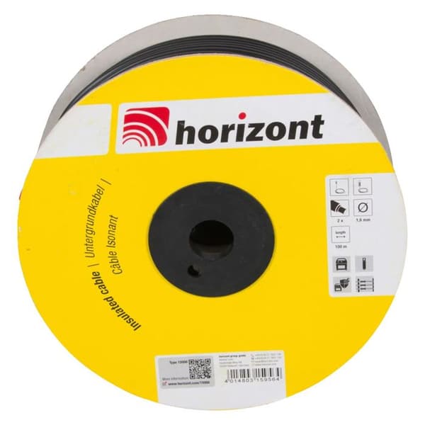 Högspännings strömkabel 100 m, Ø 1.6 mm HORIZONT
