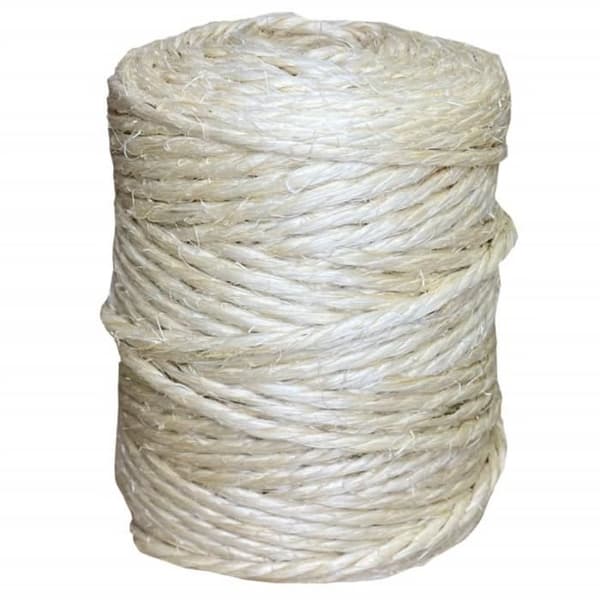 vidaXL 100% Sisal Rep 4 mm 100 m 155009
