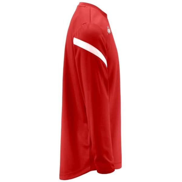 Sweatshirt för Herr - KAPPA - DOLVANO - Röd - Långa ärmar - Interlock tyg