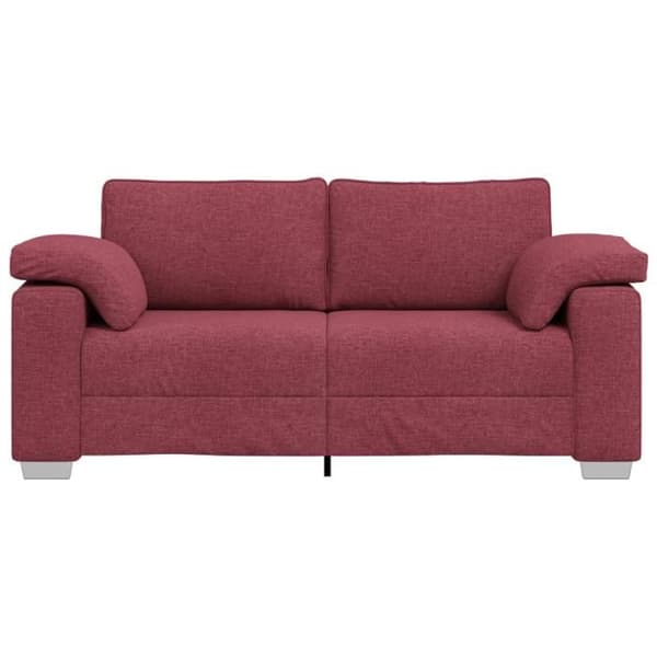 Vinröd Soffa Loveseat 140 cm Tyg