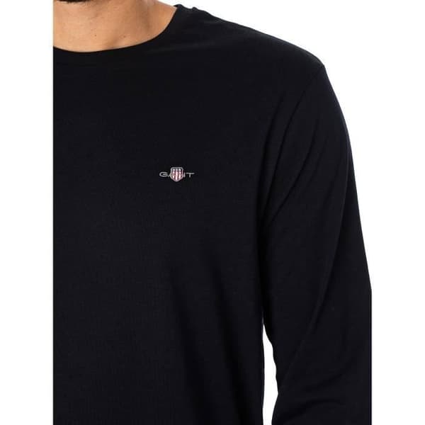 Långärmad T-shirt Regular Shield - GANT - Herr - Svart