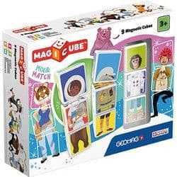 Magnetkonstruktionsspel - MAGICUBE - Mix & Match 9 Cubes - Från 18 månader
