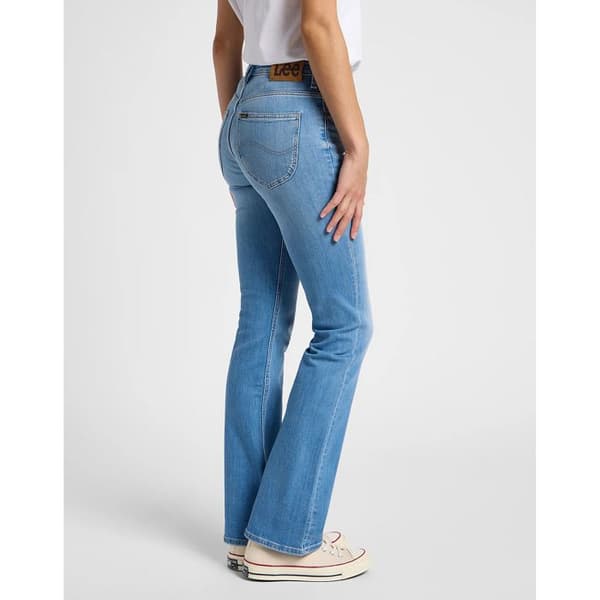 Lee Breese Boot jeans för kvinnor - medellyst