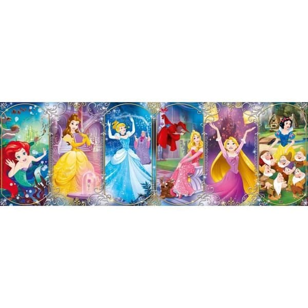 Panoramapussel 1000 bitar Disney Princesses - Clementoni