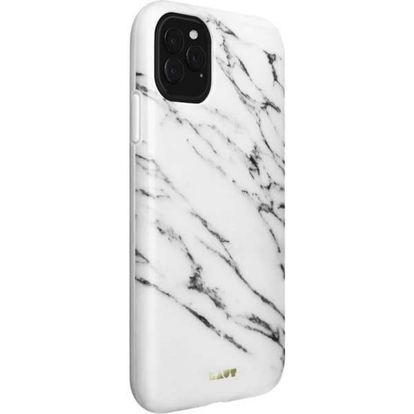Mobilskal - LAUT - Huex Elements - iPhone 11 Pro Max - Vit Marmor - Stötskydd