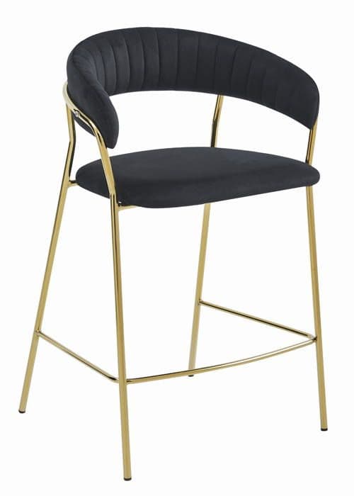 Barstol BADIA – Elegans och Komfort Barstol i sammet