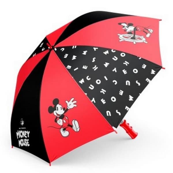 Paraply - Erik - Mickey Mouse - Fällbar - Automatisk - 100 cm i diameter