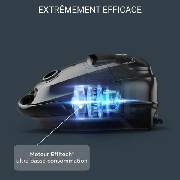Rowenta Silence Force Effitech Dammsugare med påse, 57 dB(A), 4,5L RO7473EA