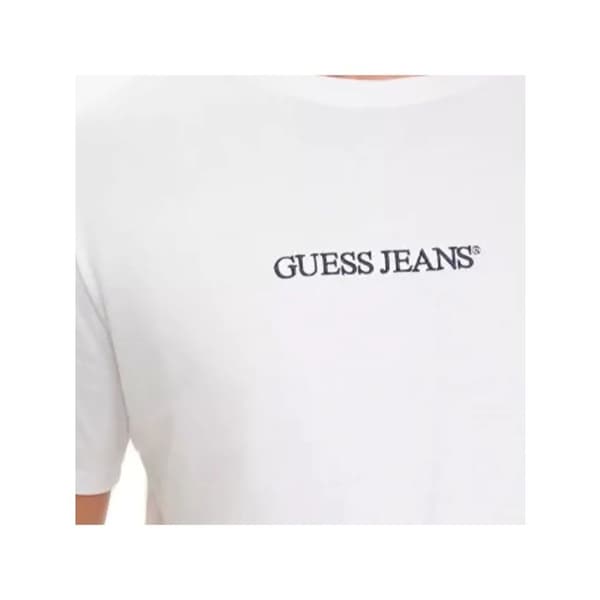 Slim T-shirt med broderad Guess-logotyp