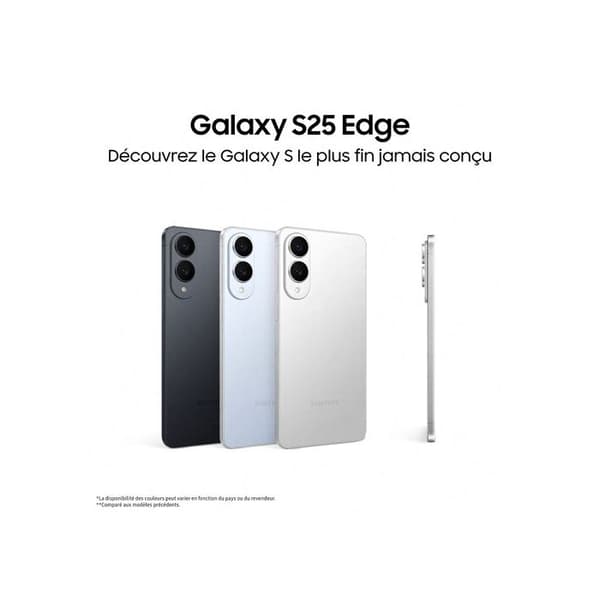 Smartphone Samsung Galaxy S25 Edge 5G 512 GB Blå