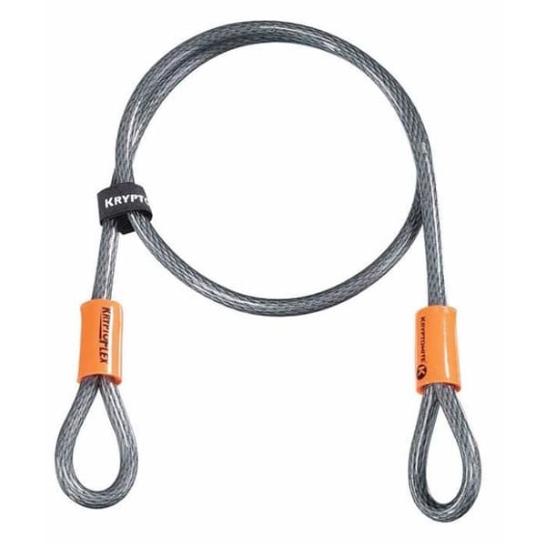 Kabellås - KRYPTONITE - KryptoFlex - 120 cm - Stål - Silver