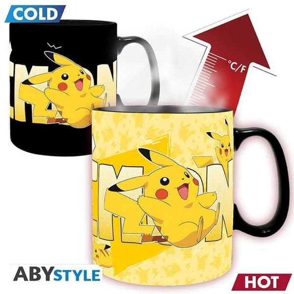Mugg Värmeförändring - Pokemon - Pikachu - 460 Ml