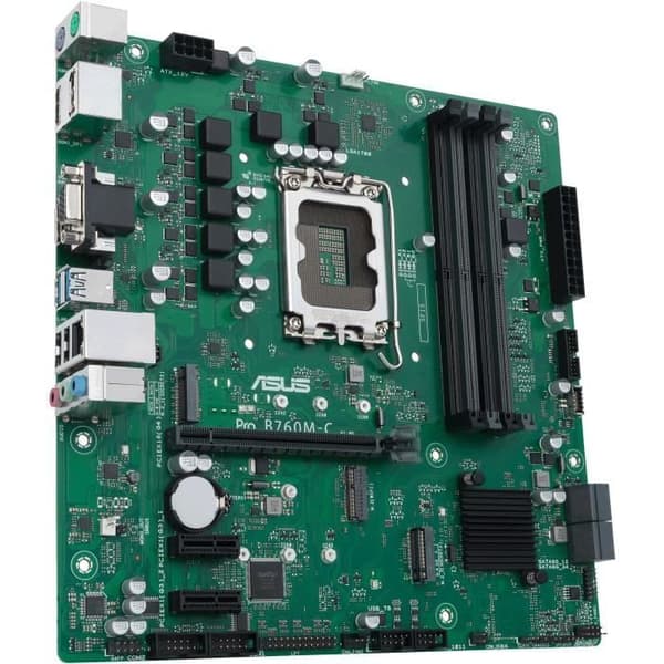 Moderkort - ASUS - PRO B760M-C-CSM - Intel B760 LGA 1700 micro ATX