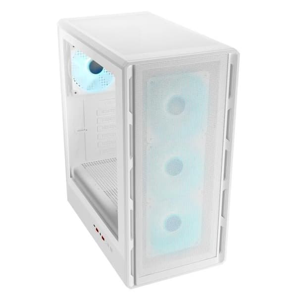 PC Gaming Chassi - COUGAR - AIRFACE PURE PRO - Vit - 4 ARGB Fläktar - USB-C 3.2 Gen2
