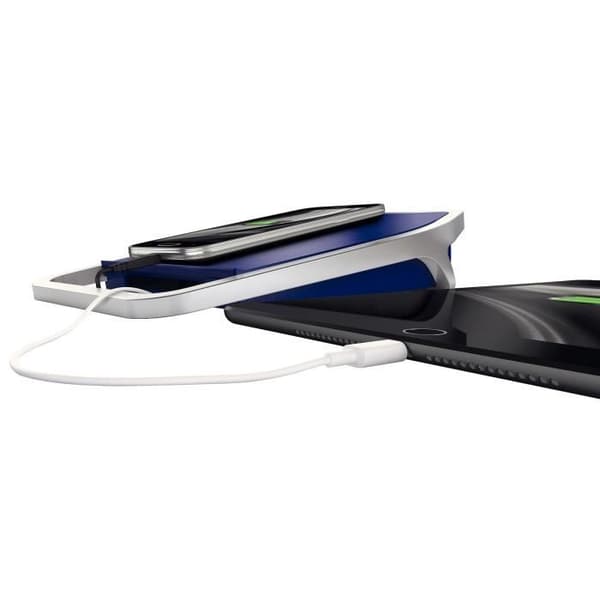 LEITZ - Laddningsstation Stil 2 USB-portar - blå