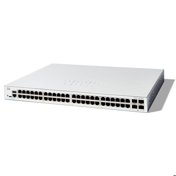 Switch - CISCO - Catalyst 1300 - 48 portar GE - 4x10G SFP+ - Avancerad säkerhet