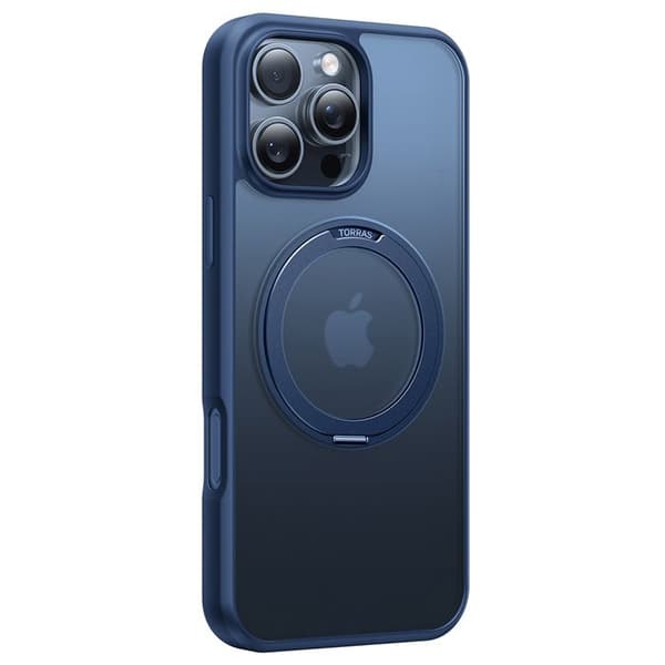 Coque Torras Ostand Pro MagSafe-serien för iPhone 16 Pro Max - Marinblå