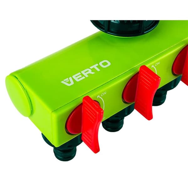 Distributör - VERTO - 4 Ventiler - Plast - Utomhusanvändning - Han.
