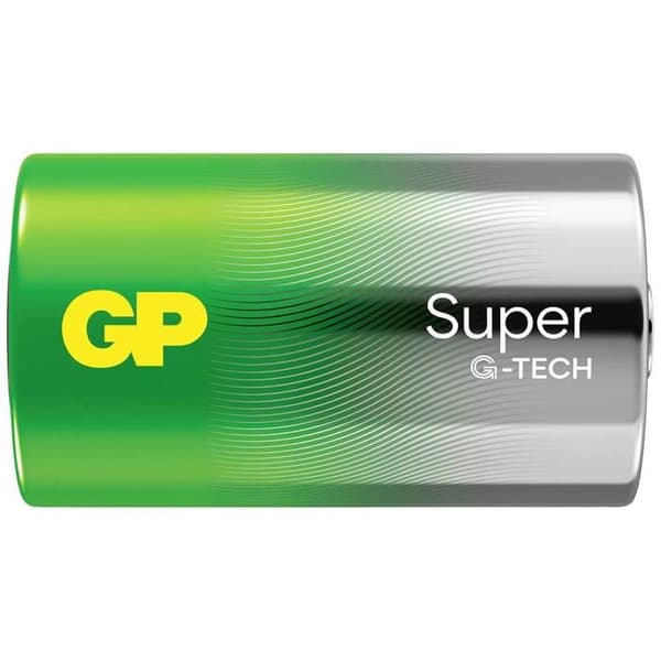 GP Super Pile LR20 (D) alkaliska 1.5 V 2 st