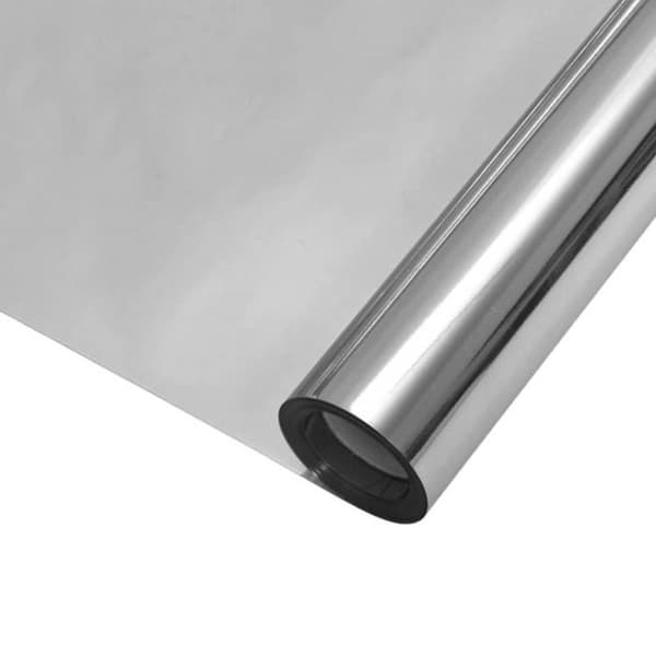 Reflekterande solfilm statisk - VIDAXL - 45 x 2000 cm - Silver - Reflekterande effekt - PVC