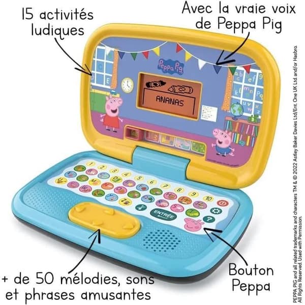 VTECH - PEPPA PIG - Min pedagogiska dator