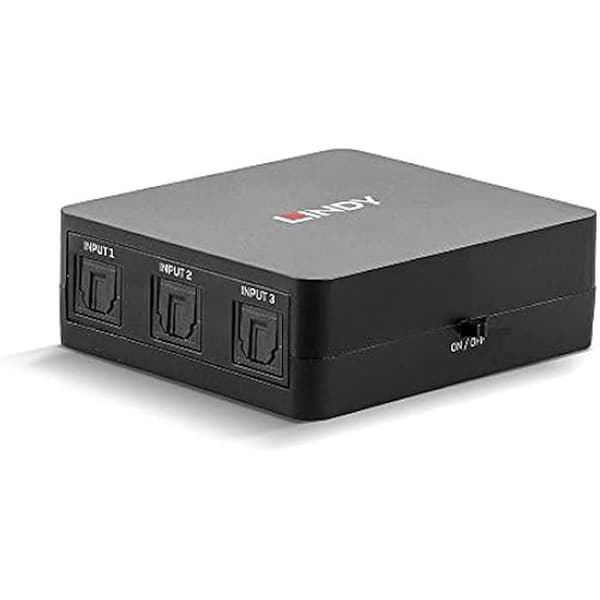 TosLink Digital Audio Switch (Optisk) 3 portar