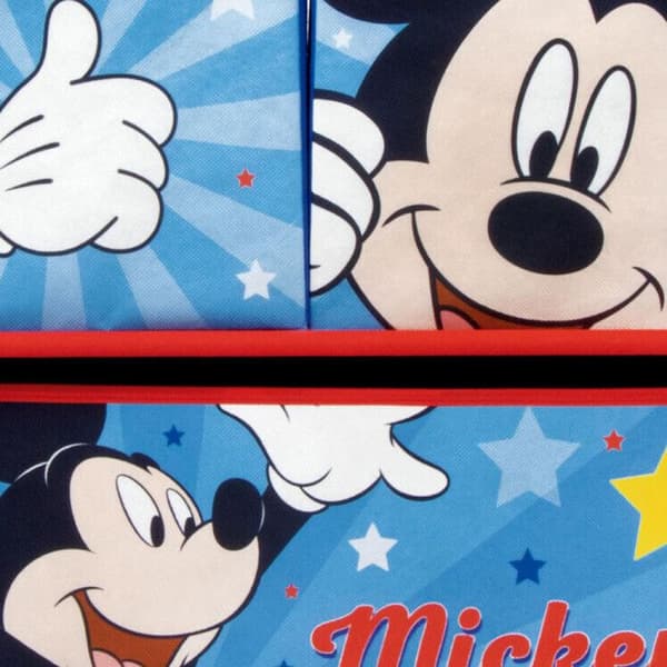 DISNEY MICKEY - Förvaringsenhet med 3 korgar