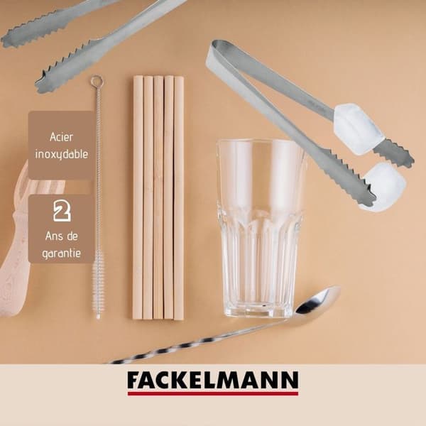 Set med 2 isklämmor i rostfritt stål FM Professional Drycker