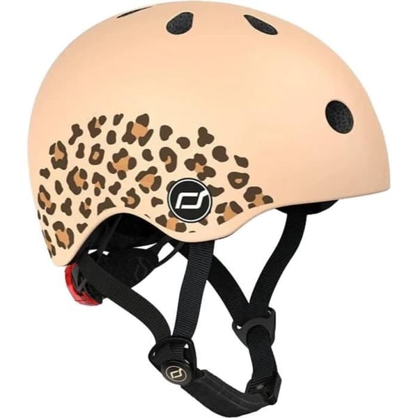 Hjälm - Scoot & Ride - XS - Leopard - Barn - Unisex