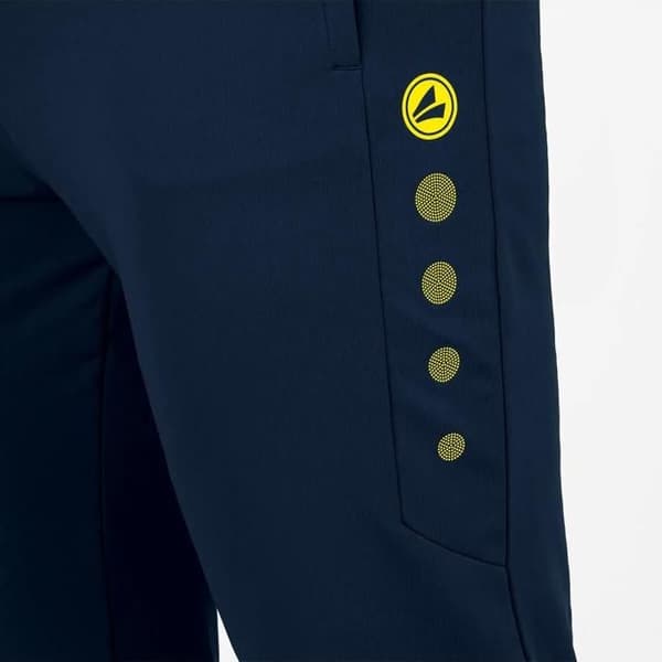 Pantalon Jako träning Premium - marinblå/gul neon