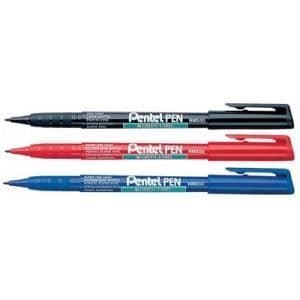 Pentel permanent marker green-label nms50, svart
