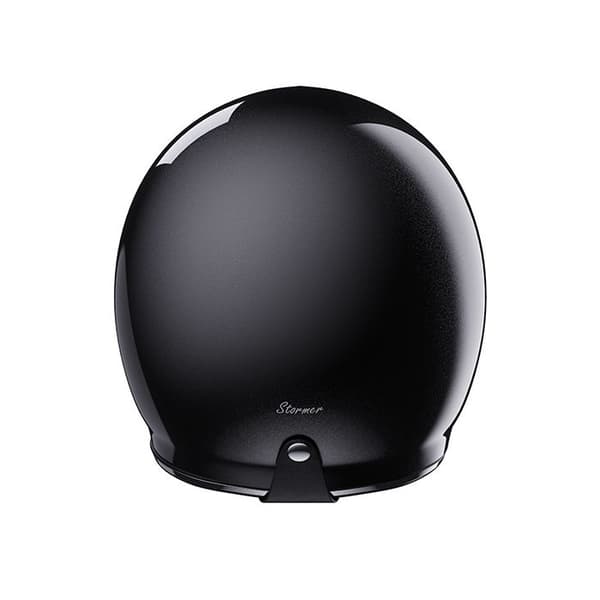 Retro Jet-hjälm STORMER Prime Black Pearly