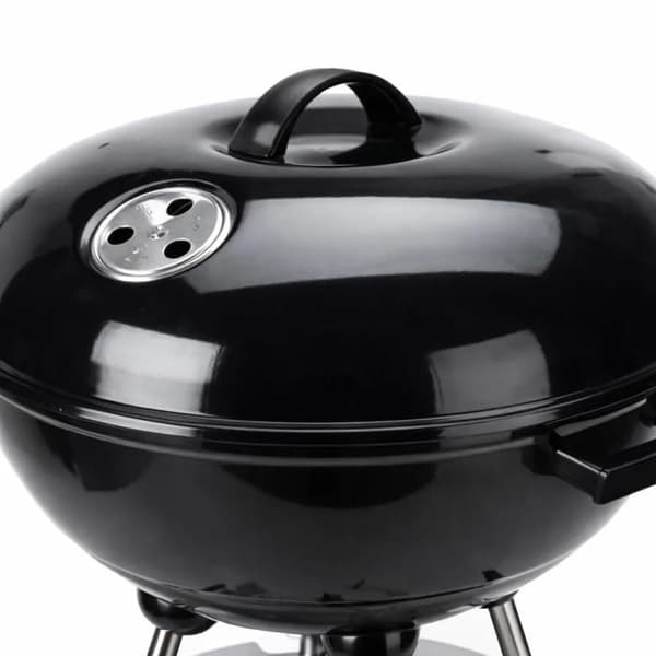 Trädgårdsgrill - Rex - 551861 - Rostfritt stål - 46 cm - Svart