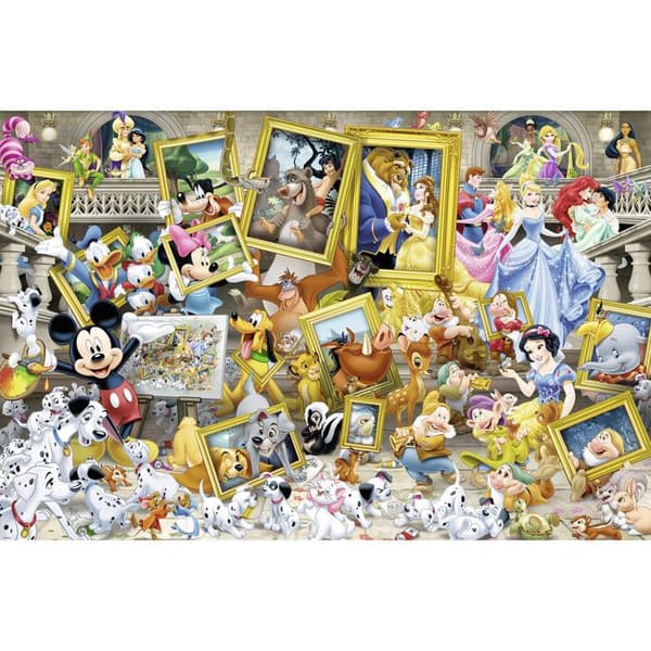 Pussel 5000 bitar: Mickey konstnären