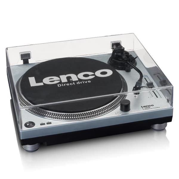Lenco - L-3809ME - Direktdriven skivspelare med USB/PC-kodning
