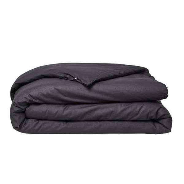 IDAG Essential påslakan - 140 x 200 cm - 1 person - 100 % vanlig bomull - Träkol