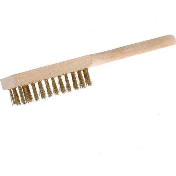 Handborste - NONAME - 32036 - Träfil - 6 rader - Brun
