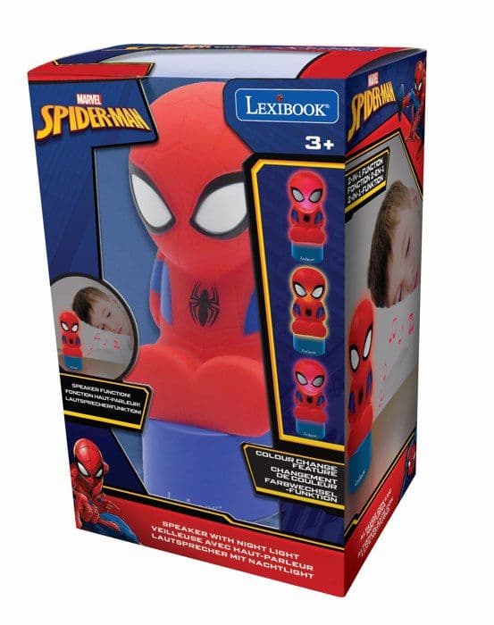 Spiderman nattljushögtalare