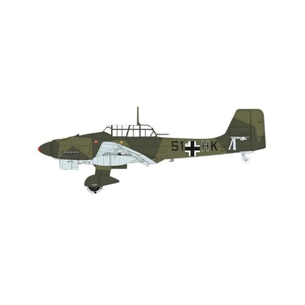 Junkers Ju-87B / R-2 'Stuka' flygplan - AIRFIX - Monterbar modell - För barn