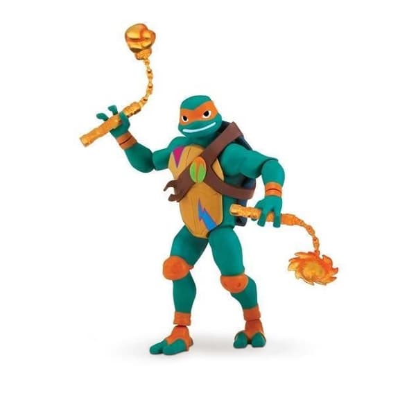 Ninja Sköldpaddor - Rörlig figur med tillbehör - MIKEY