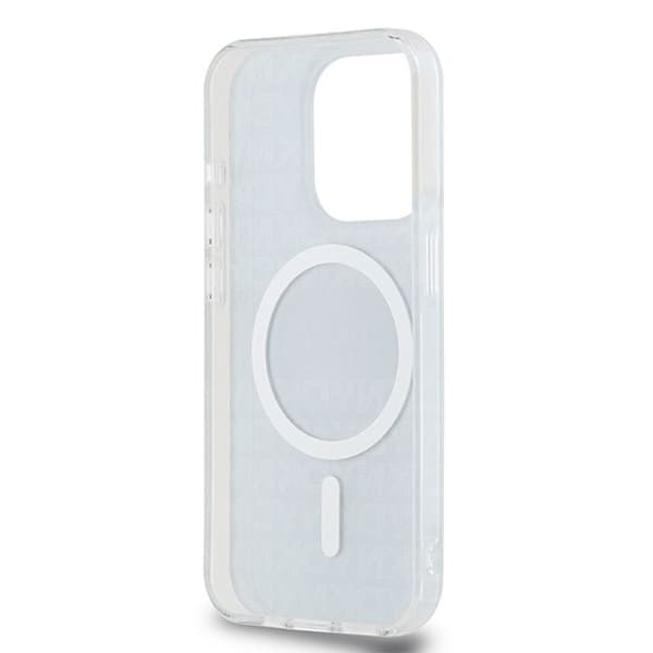 Coque iPhone 15 Pro - DKNY - IML Mono & Stripe - Svart - Optimal skydd - Elegant