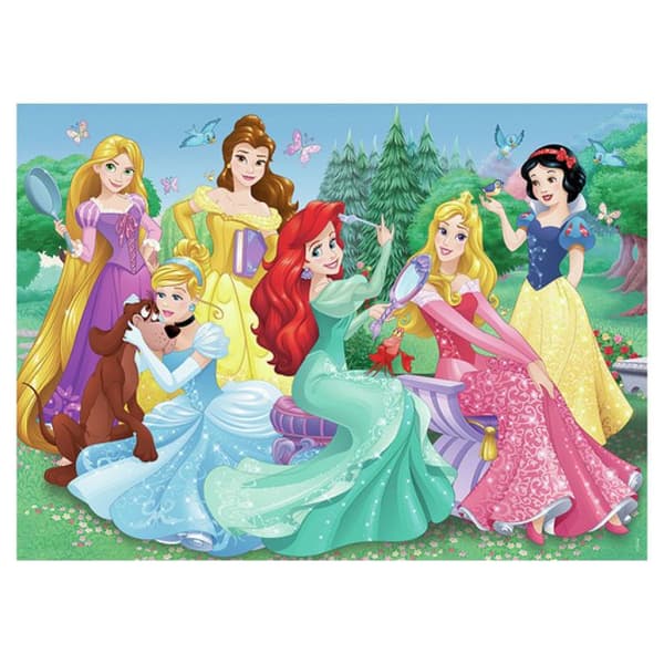 Pussel 45 bitar: Möt Disney-prinsessorna