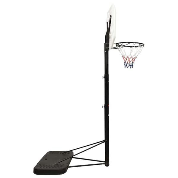 Stöd för basketboll Vit 258 363 cm Polyeten