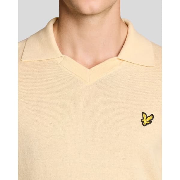 Merinoulltröja med Lyle & Scott-krage